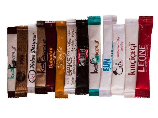 Stick and Sachet Sugar-Salt-Pepper