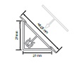 Furniture cabinet roller shutter