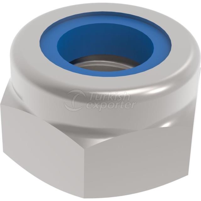 DIN 985 - HEXAGON NYLON INSERT NUT