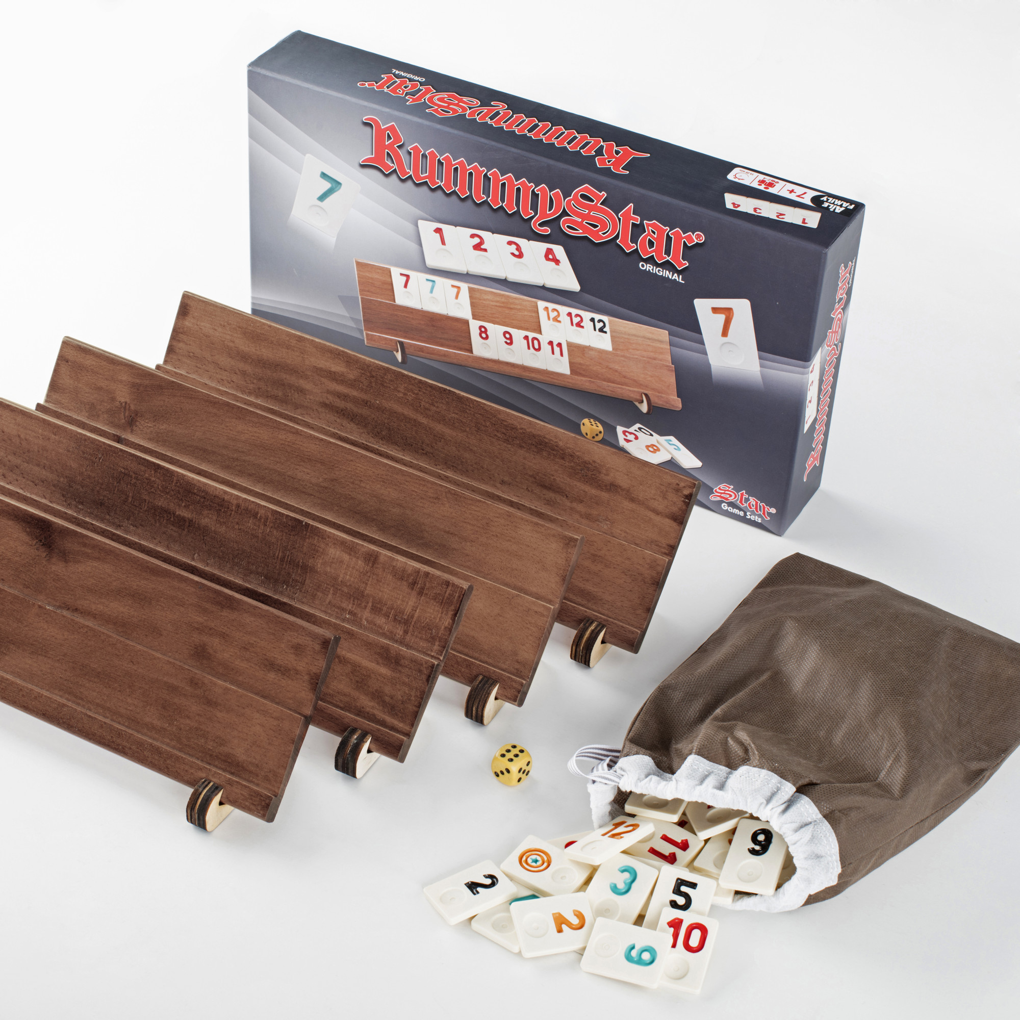 RummyStar Wooden Rummy Set