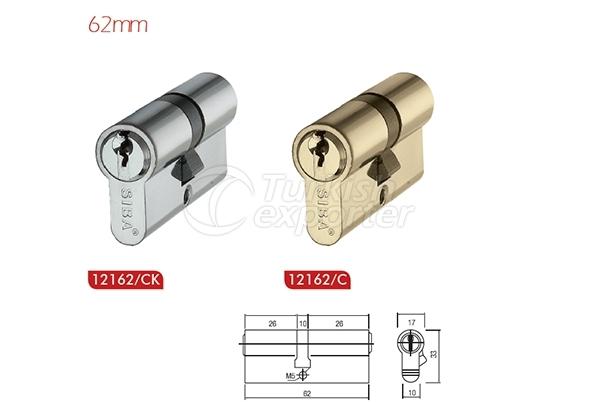 Brass Normal Key Cylinders 62mm