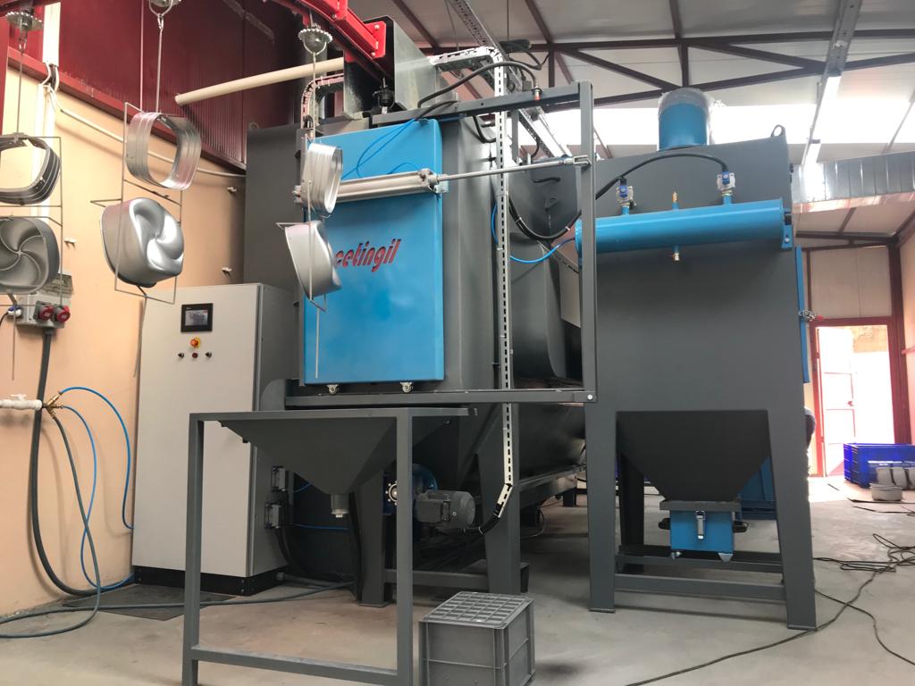 Deep Fryer and Pot Shot Blasting Machine