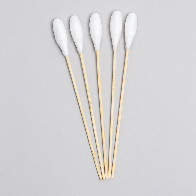 Medical Absorbent Cotton Swab With Natural Stick