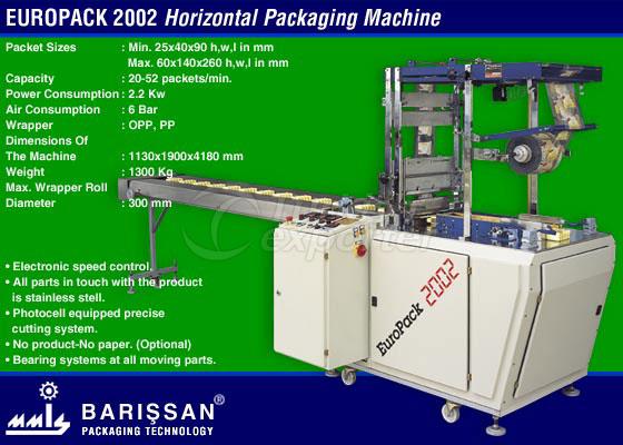 Yatay Paketleme Europack 2002