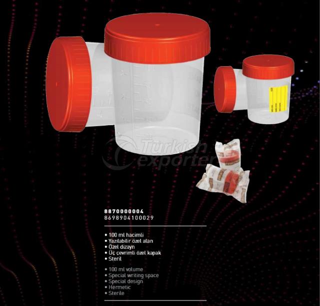 ÉCHANTILLON D'URINE DES SYSTÈMES DE POLYPROPYLÈNE