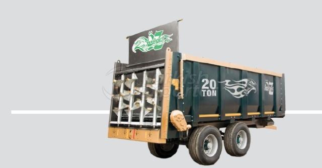 Solid Manure Scattering Trailer