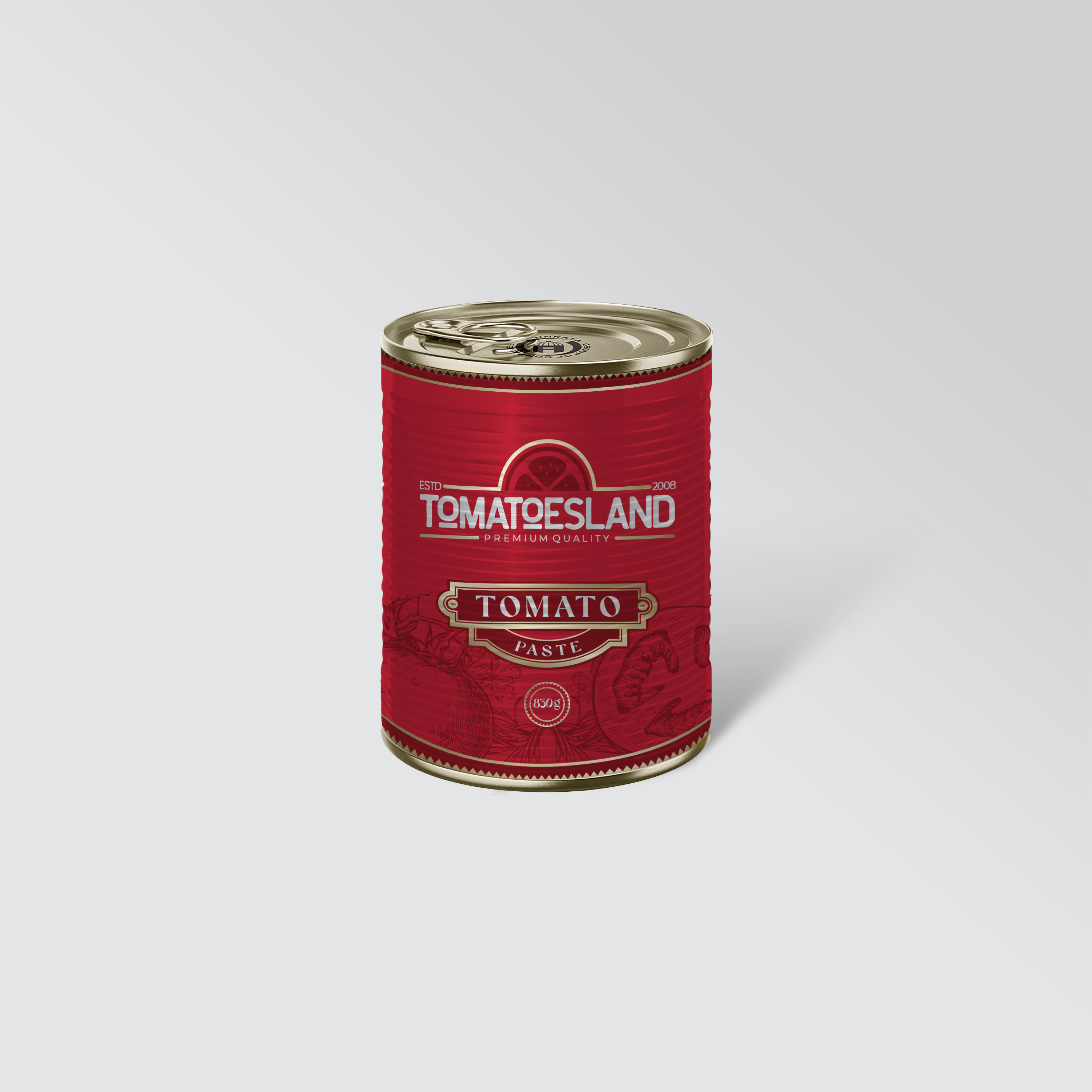 TomatoesLand | 830 Gr Easy Open Canned Tomato Paste