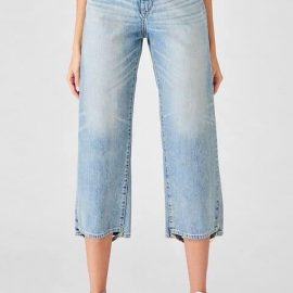 Cropped Wide-Leg Jeans