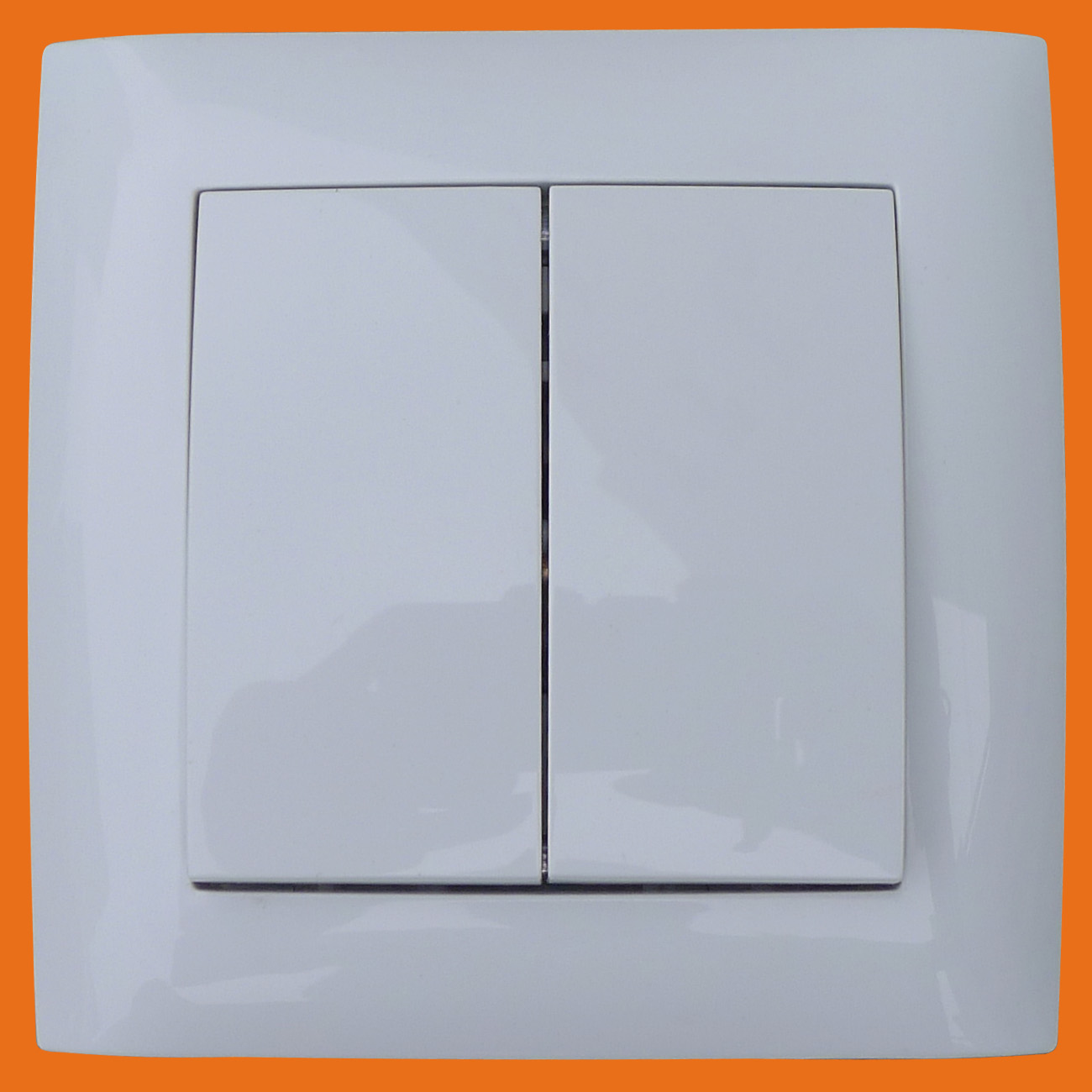 10A 250V Double Pole Button Wall Switch 