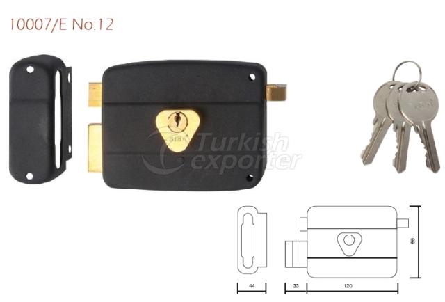 Surface Mount Rim Lock 10007-E