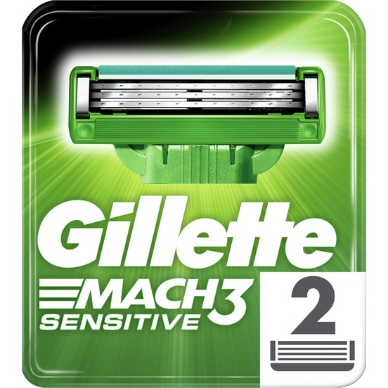 gillette mach3 sensitive -2 blade 