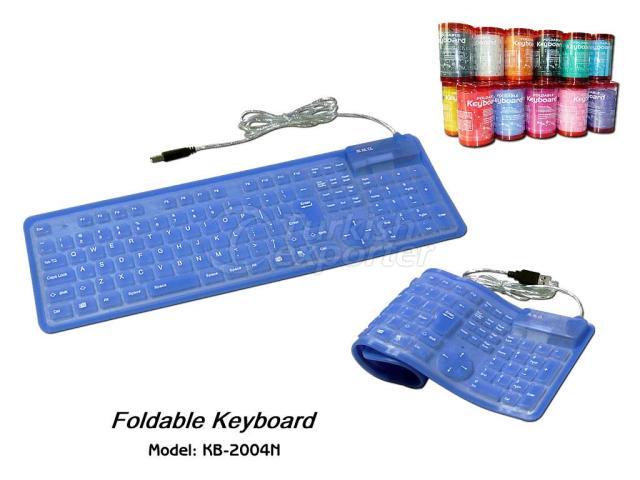 109 keys roll up flexible silicone keyboard