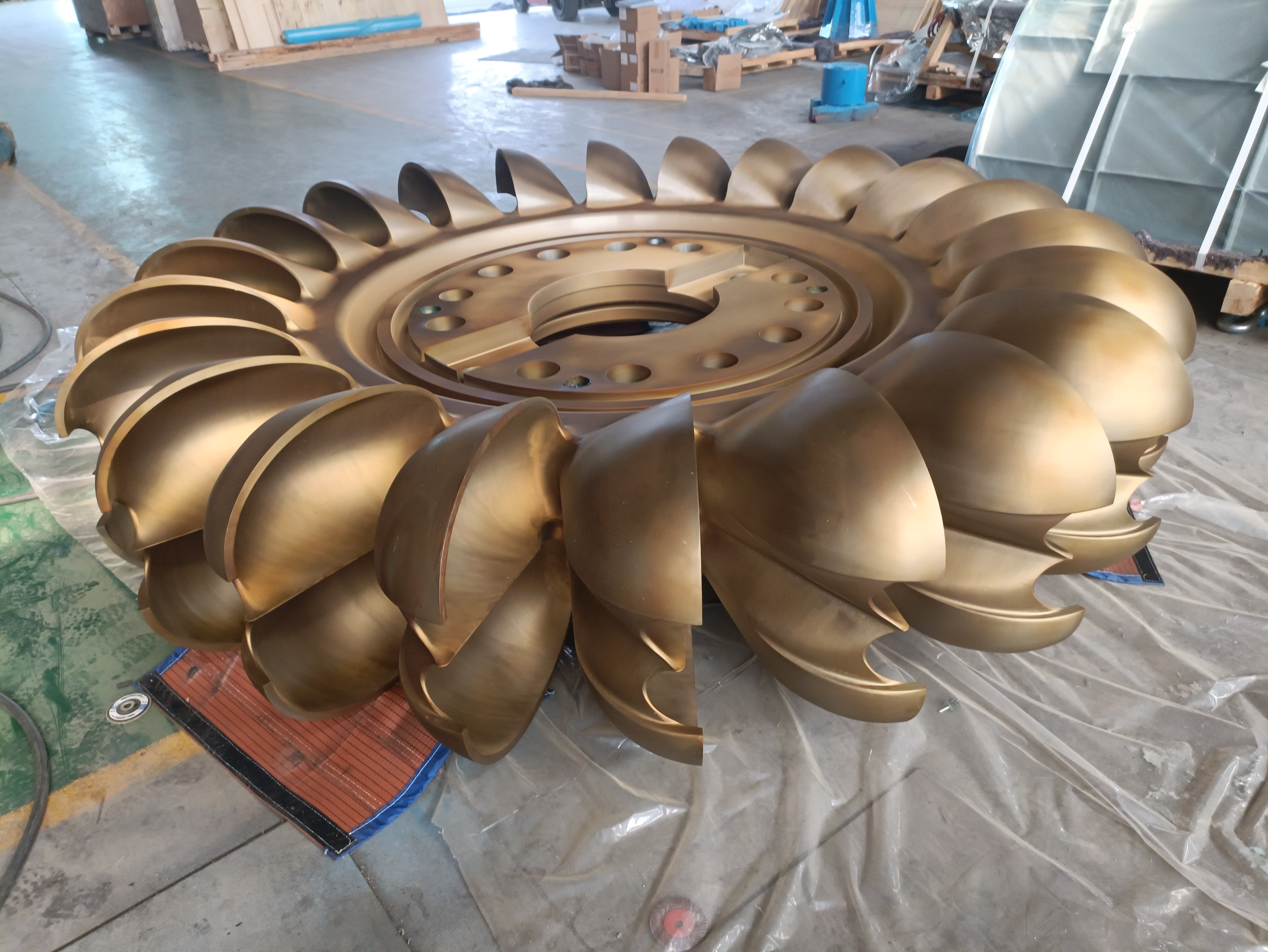 Pelton Turbine Runner for Hydropower Station