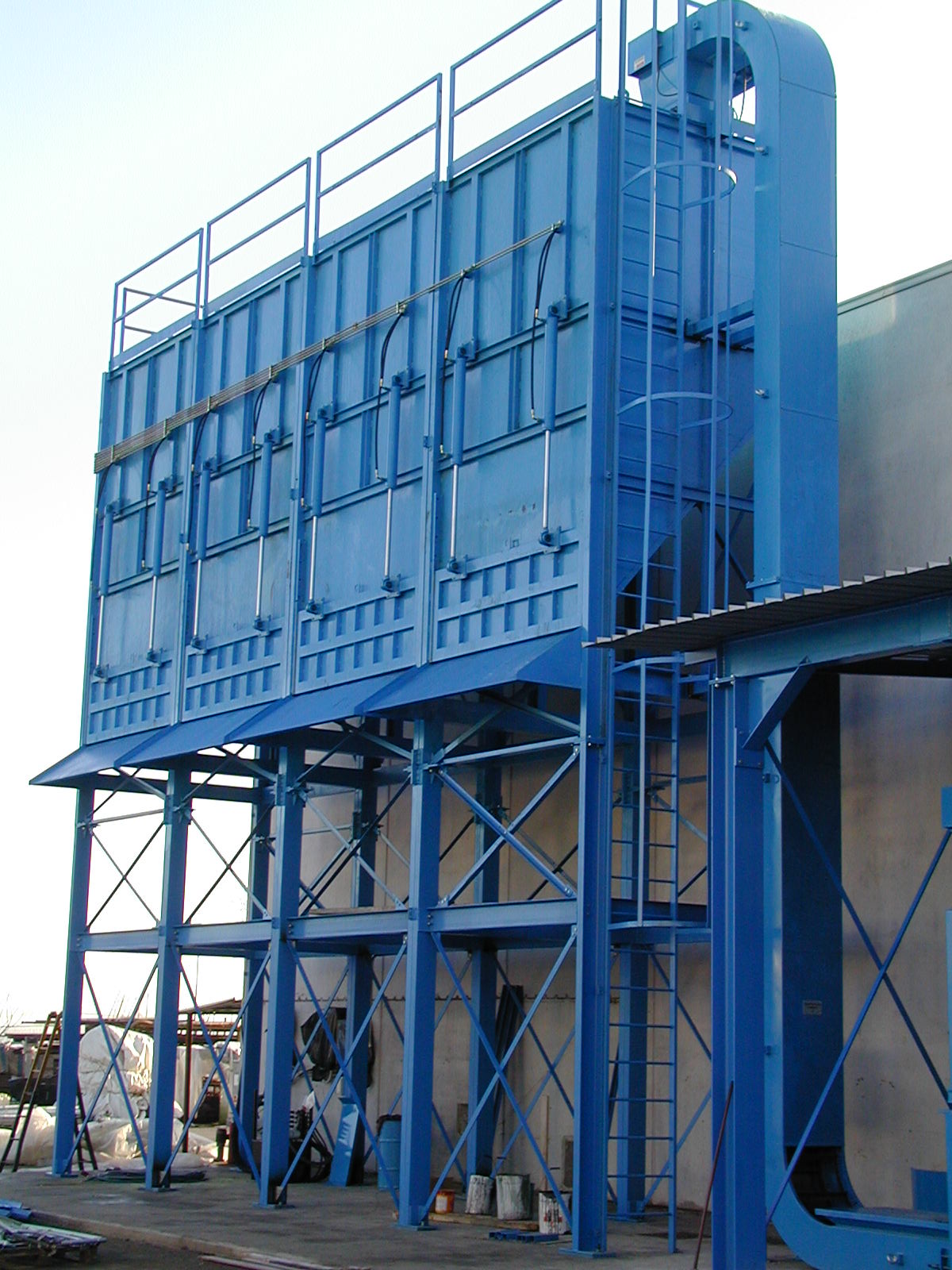 Metal Chip Silo