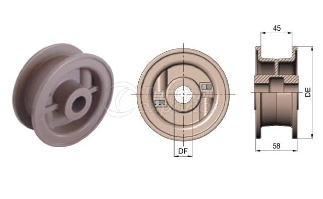 Split Idler Wheels