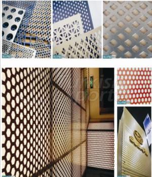 Perforated metal sheet, hole plate