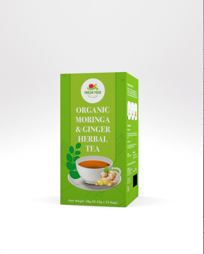 Organic Moringa mix with Ginger Herbal Tea 