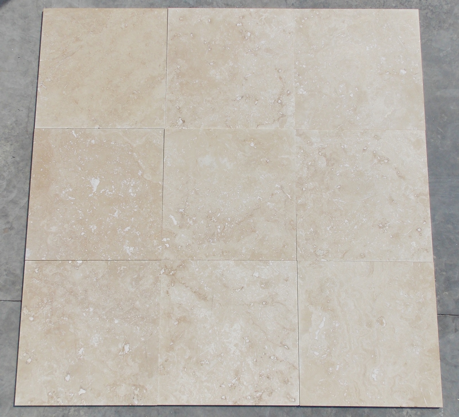 EXTRA LIGHT HONED AND FILLED TRAVERTINE TILES