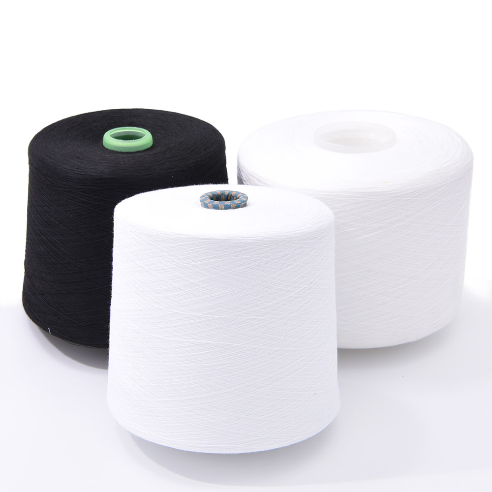 42/2 40/2 Raw White Polyester Sewing Thread Yarn