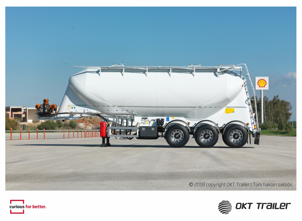 W Type Nontipping Silo Semi Trailer