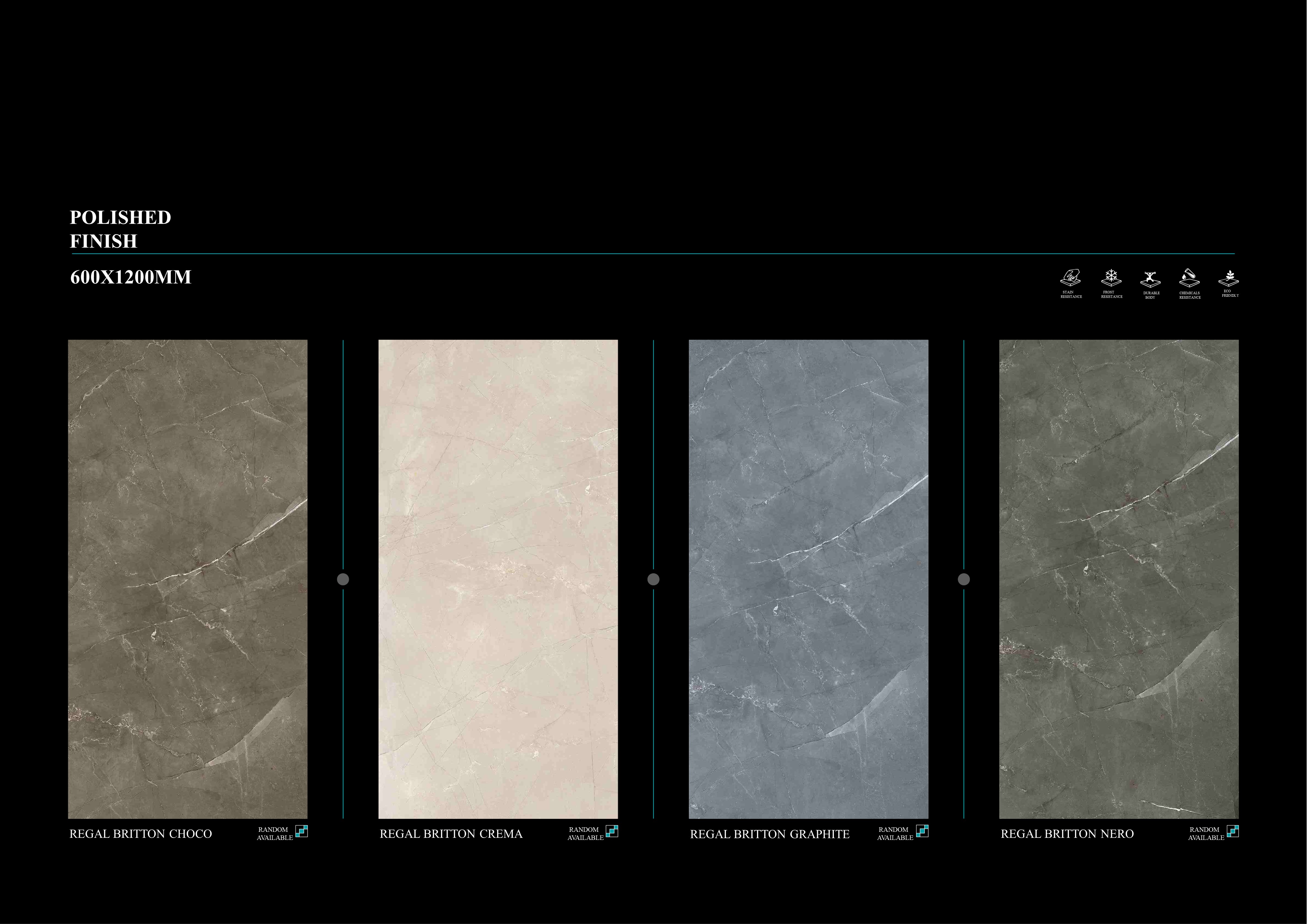 600X1200 MM Porcelain tiles 