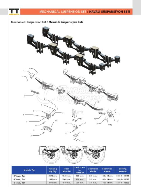 Mechanical Suspension Set
