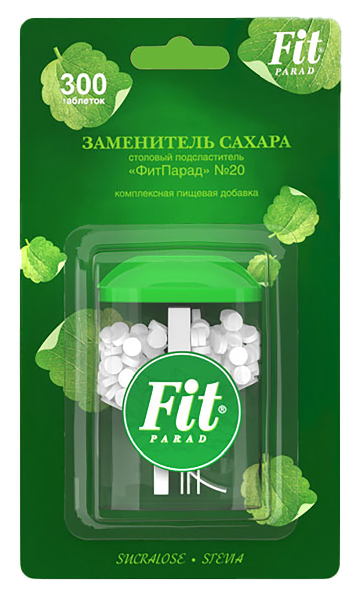 sweetener tablets 300 pcs (sucralose, stevia)