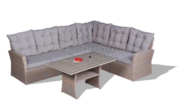 PRAHA WICKER SOFA SET