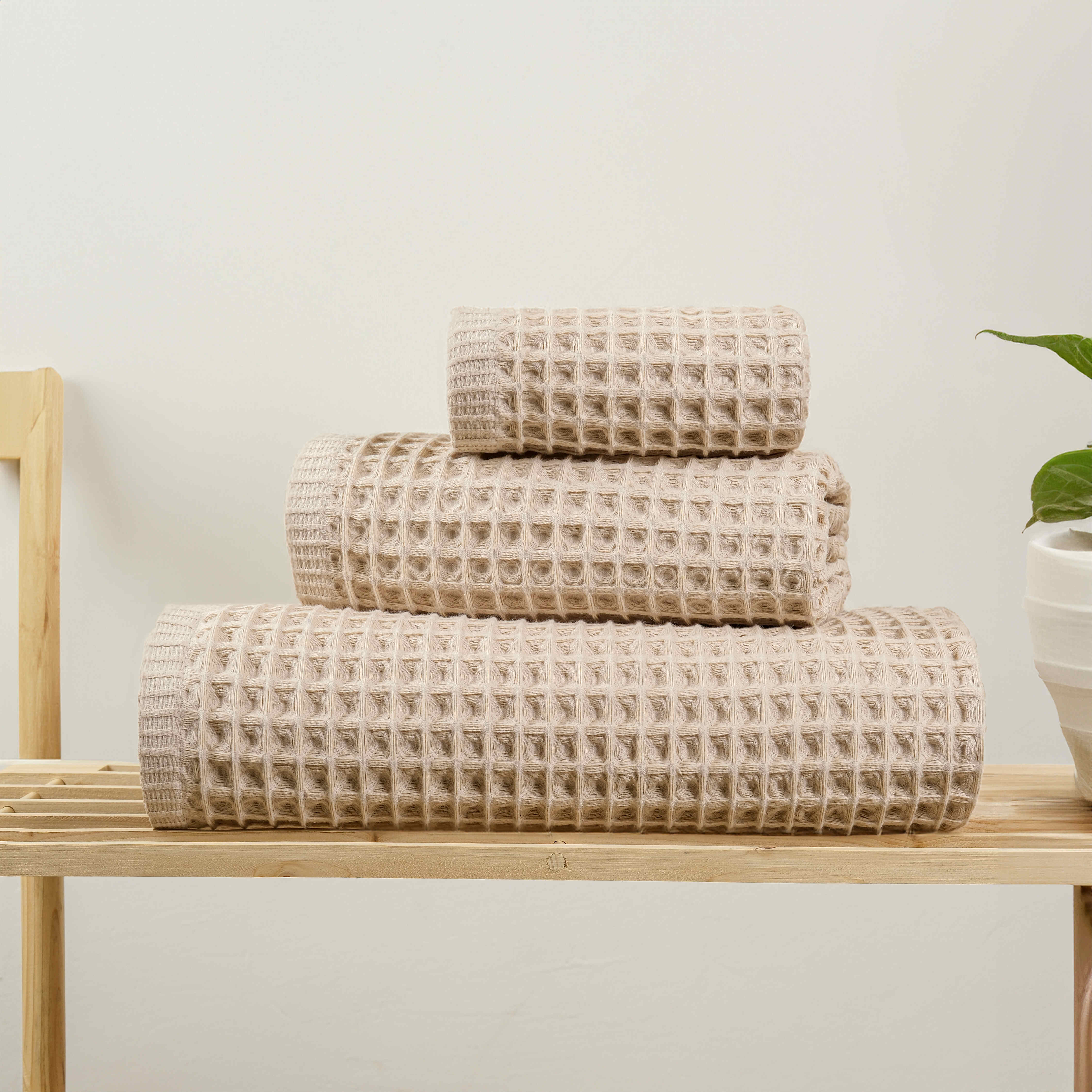 Cadmus Waffle Bath Towel Set