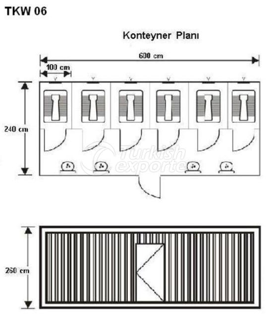 Wc - Shower Containers TKW06