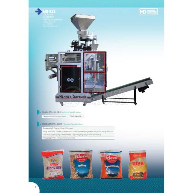 MD-622 SINGLE VOLUMETRIC PACKING MACHINE