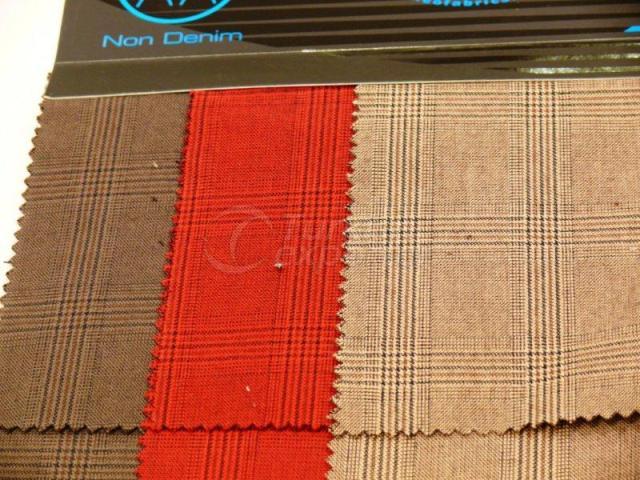 %100 Cotton yarn dyed checks