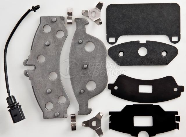 brake pad and friction material .