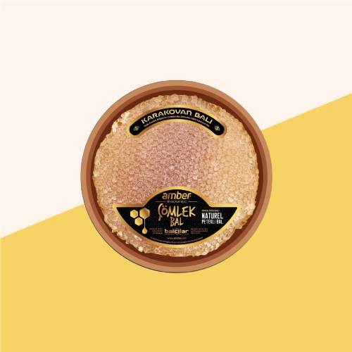 Pottery Naturel Honeycomb Honey