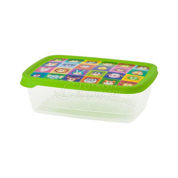 COLORFUL FOOD CONTAINER 0.7 LT M-11639