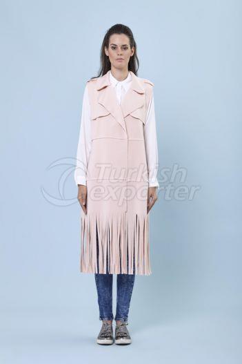 Fringed Vest 1121 Powder Color