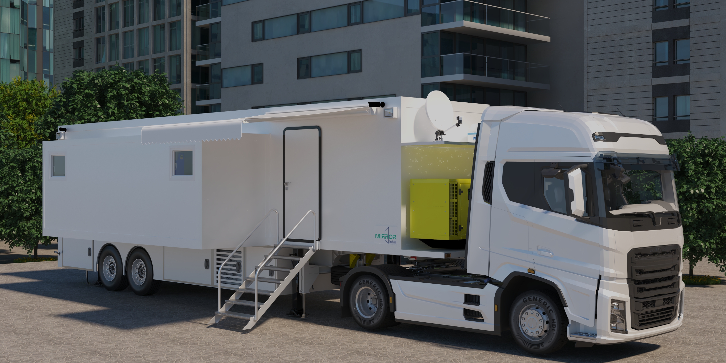 Trailer Based Expandable Mobile Command Center