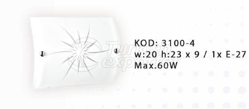 Wall Mounted Luminaires Yeliz Square