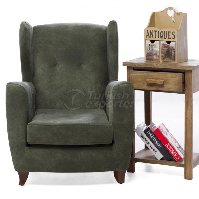 Atlantis Grandfather Chair Green