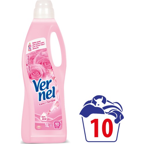 vernel rose  laundary softener 1000 ml 