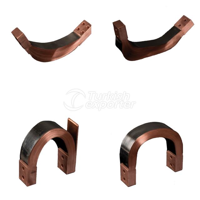 FLEXIBLE RIVETED SHEET COPPER BARS