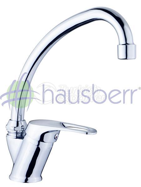 HB208 Hausmix 35mm Single Lever Swan Sink Mixer