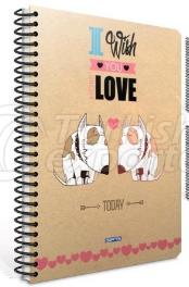 Spiral Cardboard Cover Notebook