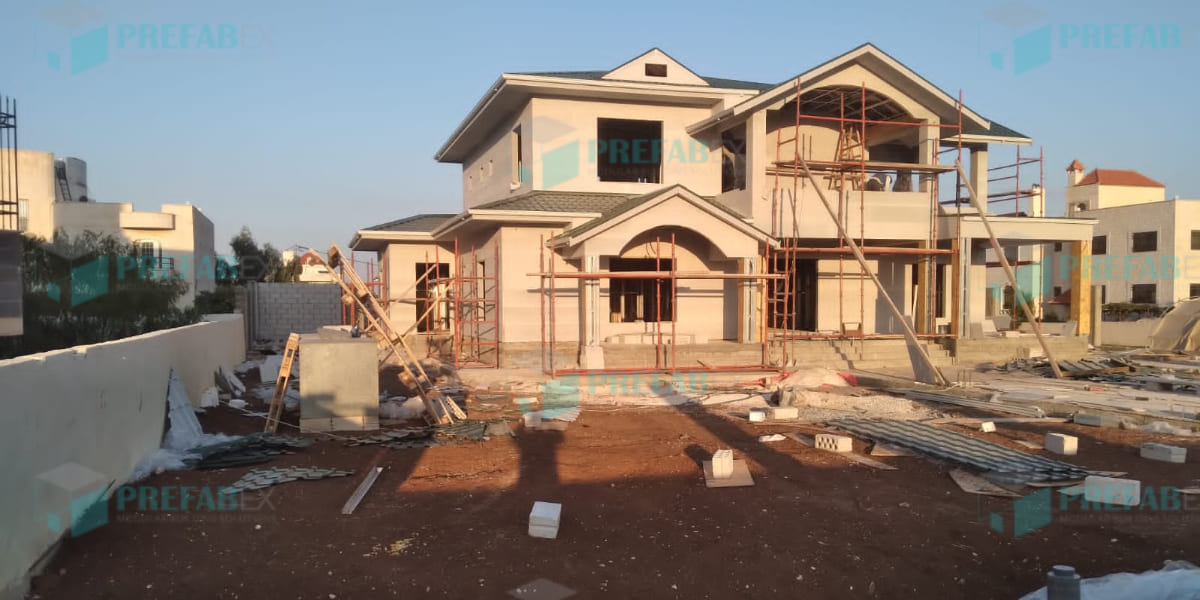 TWO STORY PREFABRICATED STEEL HOME 