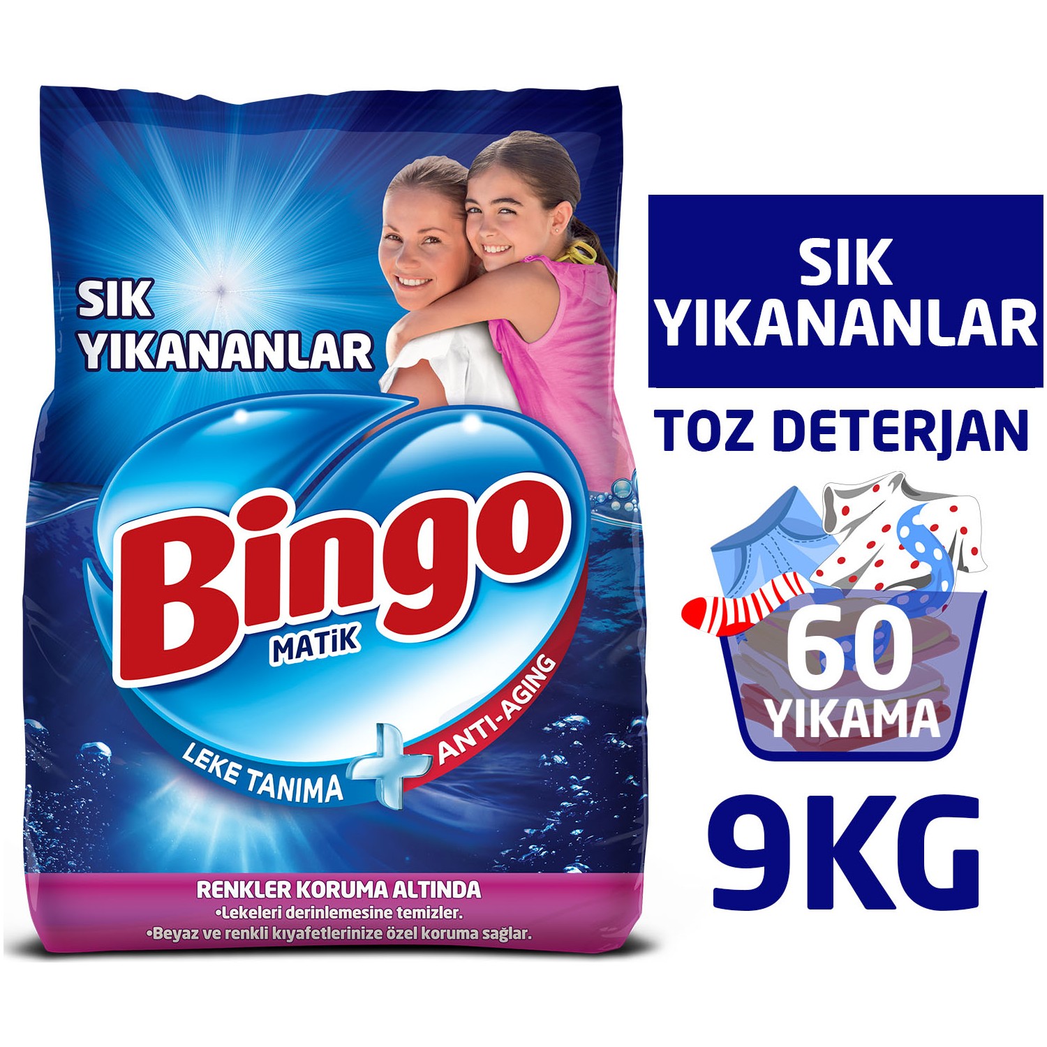 Bingo Matik Détergent en poudre fréquemment lavé 10 kg