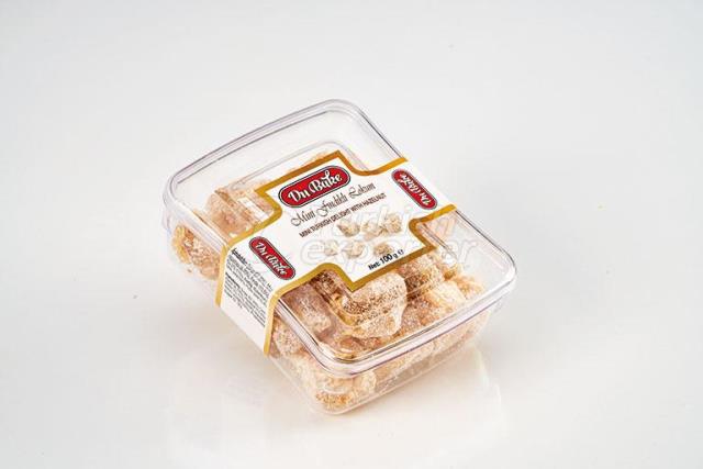 Mini Turkish Delight With Hazelnut