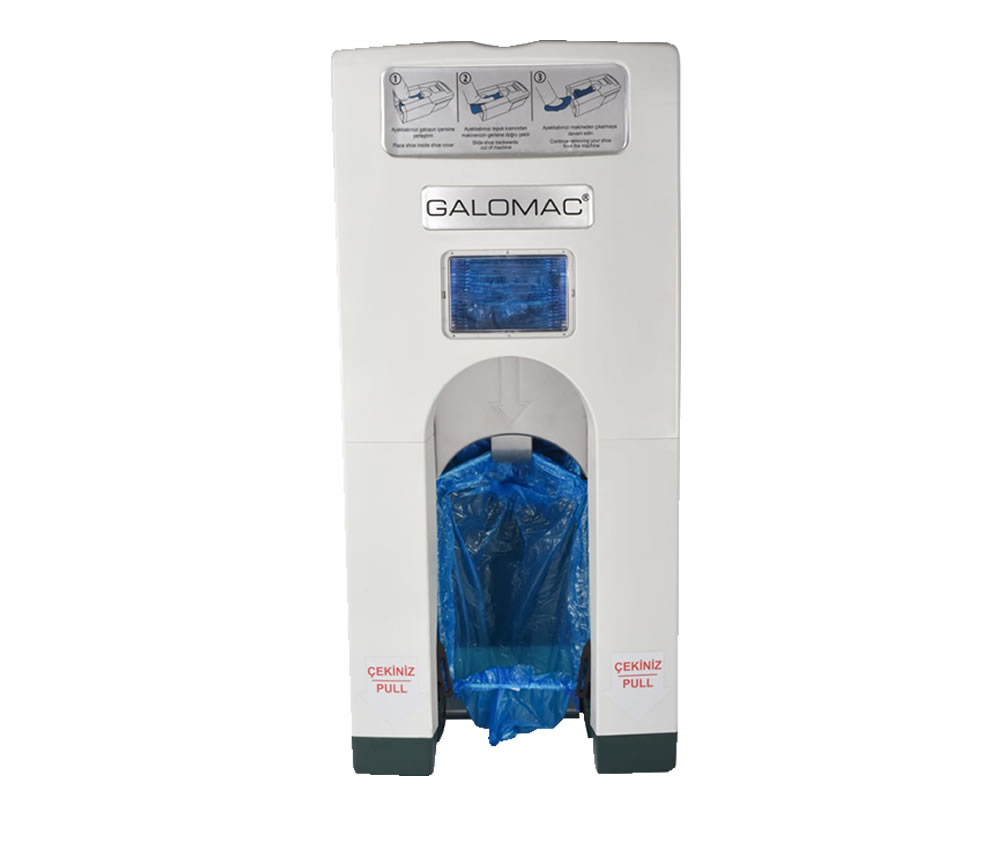 Producto Galomac Galomac Talón-Pull Shoe Cover Machine