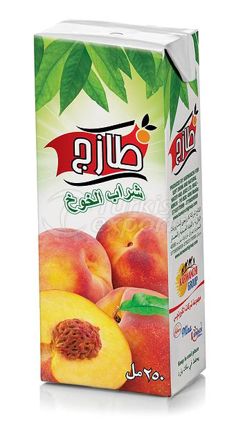 Tazech Karton Paketleri 250ml Şeftali