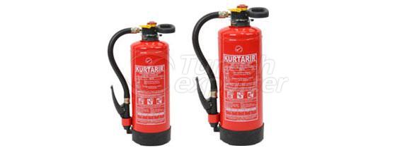 Dry Chemical Powder extinguisher with inner cartridge