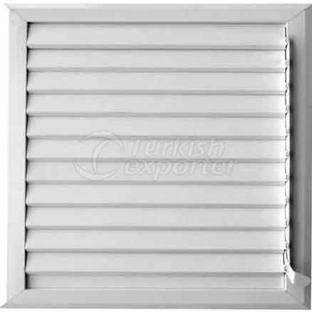 White Aluminium Vent